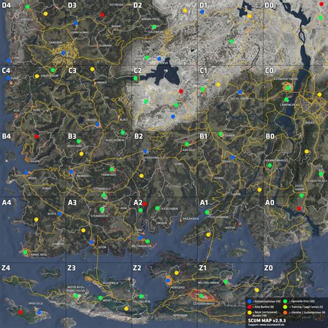 scum map with water.